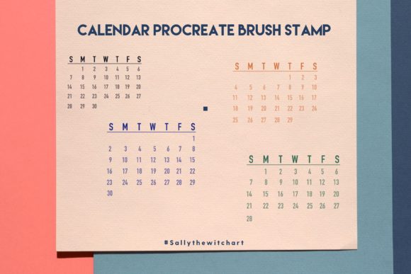 Calendar Procreate Brush Stamp: A Practical Tool for Digital Planners