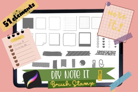 DIY Note Paper Procreate Brush Stamp: A Complete Guide to Digital Planning