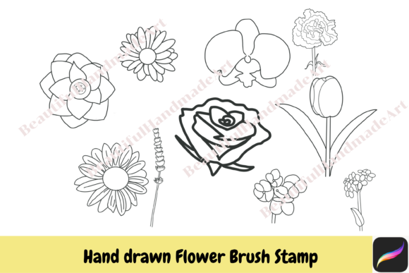 Integrating Flower Procreate Brush Stamps Ipad into Your Digital Art Workflow