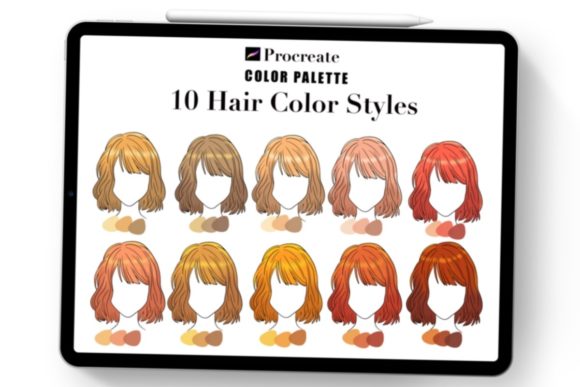 Master Realistic Blonde Hair in Procreate