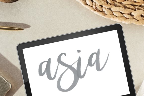 Mastering Modern Calligraphy with the Asia Procreate Brush for Hand Lettering
