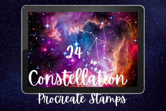 Mastering Your Digital Art with 24 Constellation Procreate Stamps
