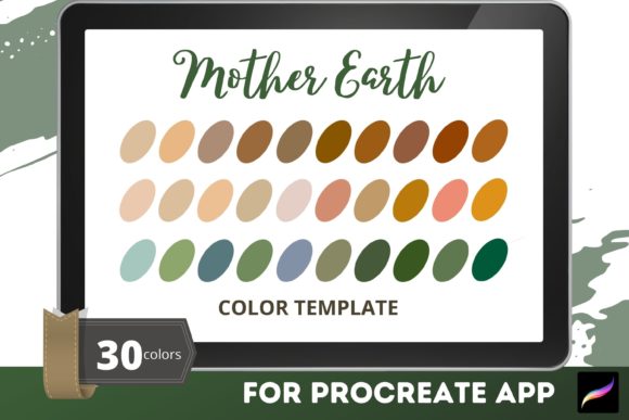 Mother Earth Procreate Palette: Bold & Whimsical Colors