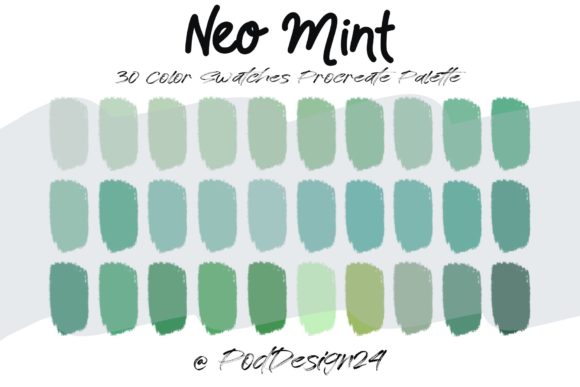 Revitalizing Digital Art: A Deep Dive into the Procreate Color Palette Neo Mint