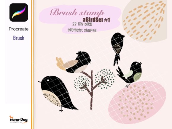 Unlock Creative Freedom with Procreate 22 D.I.Y. Bird Brush Stamps