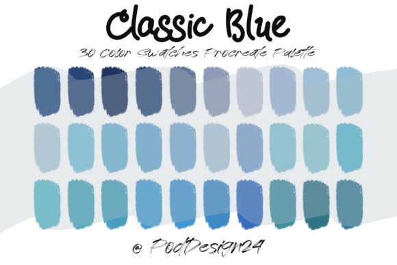 Unlocking Creative Potential: A Deep Dive into the Procreate Color Palette Classic Blue