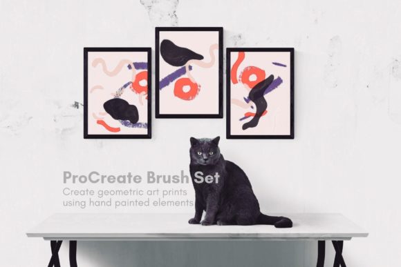 Unlocking Precision and Creativity with the ProCreate Brush Set Geometric Shapes
